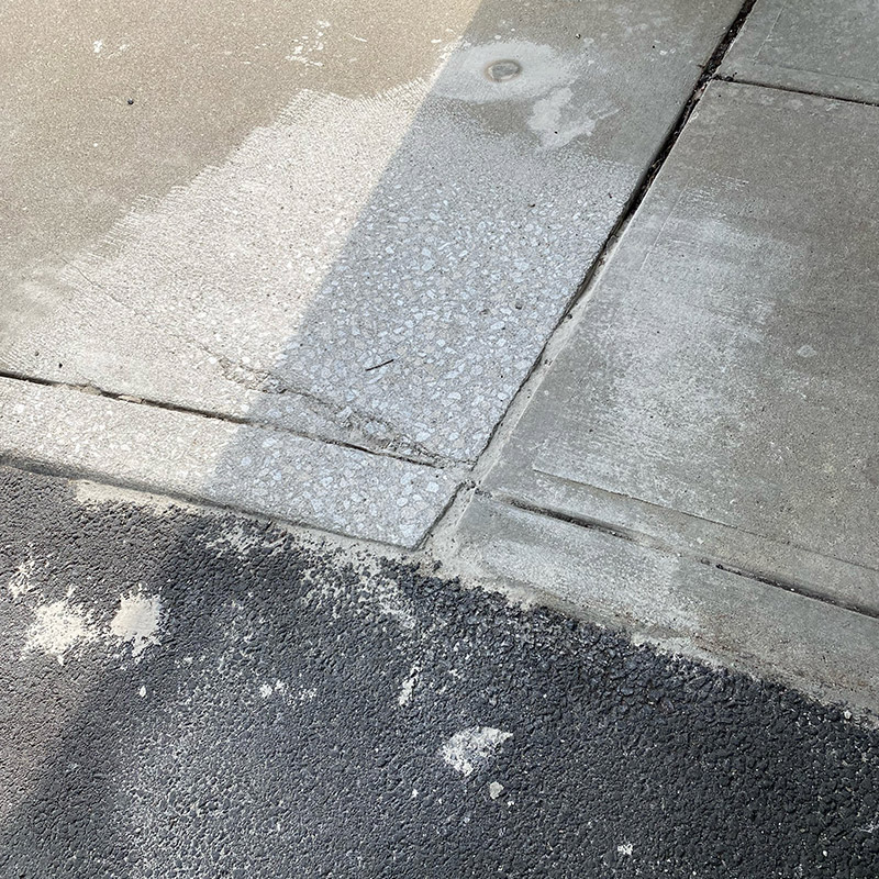 Concrete Repair Grinding services fix sidewalk cracks so you don't break your momma's back.
